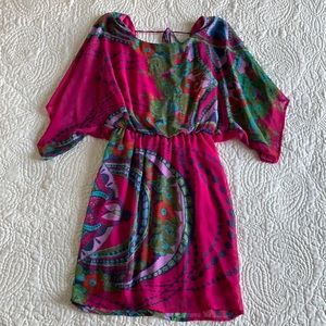 Hello Miss Pink Floral Mini Dress